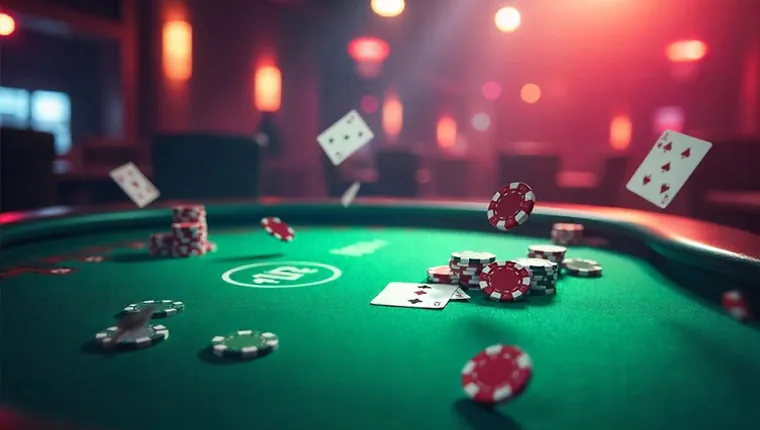 Live dealer blackjack table